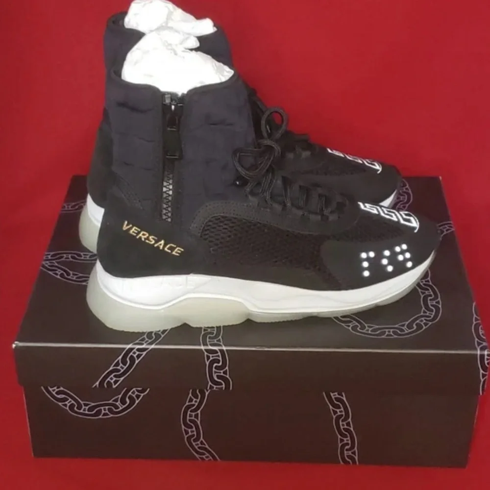 VERSACE Chain Reaction Sneakers - EUC - Picture 5 of 13